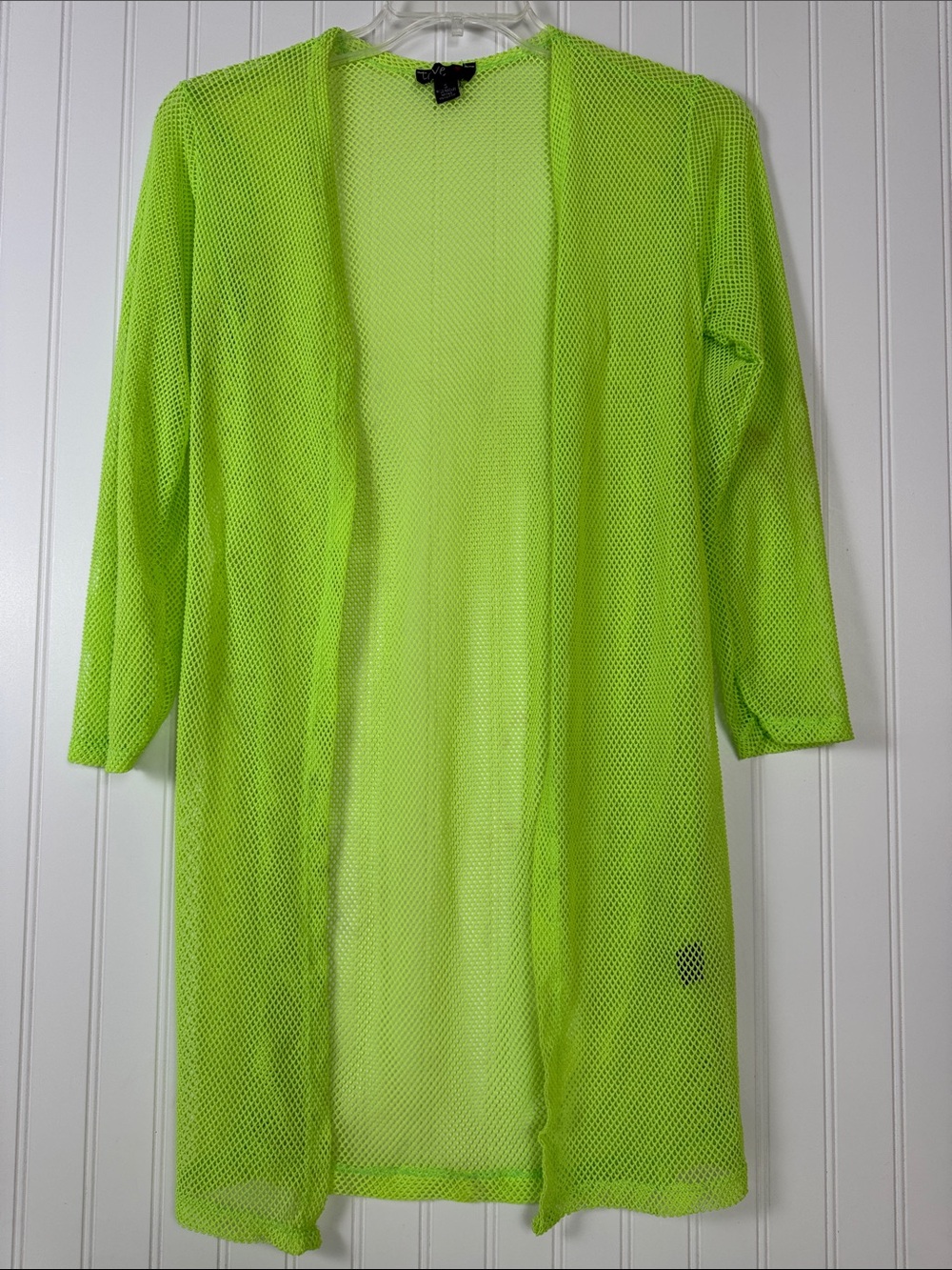 Neon Cover -Up Women’s‎ Small Mesh Beach Cardigan Vacation love